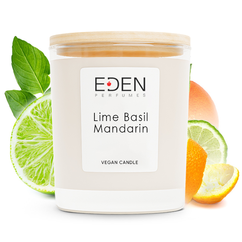 Lime, Basil & Mandarin – Vegan Candle