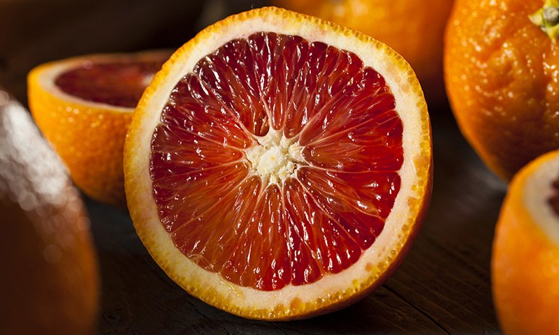 Clementine Mandarin, Blackcurrant, Blood Orange, Orange, Pear