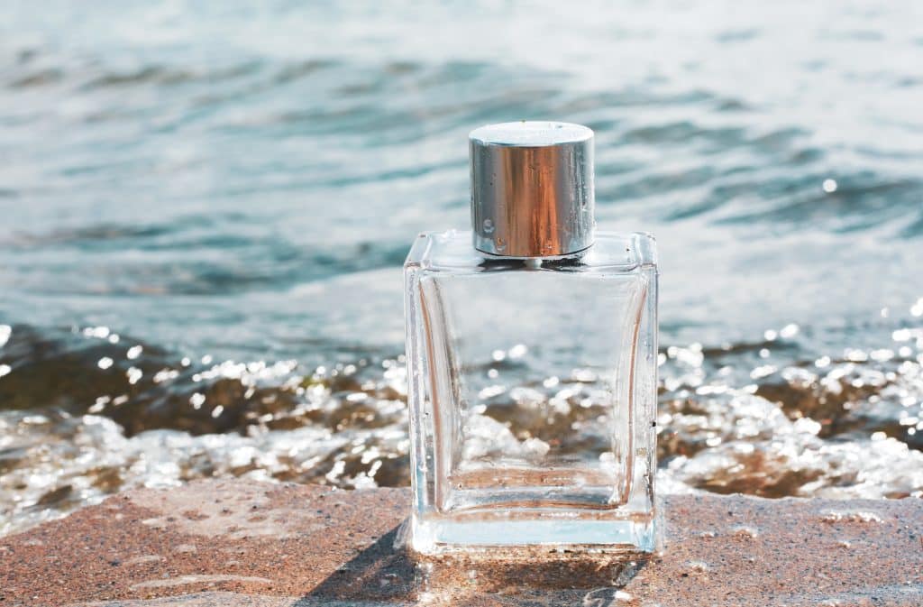 summer perfume on the beach